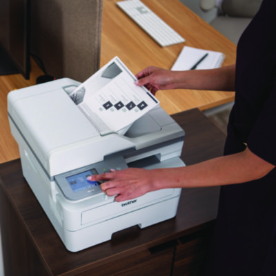 Brother Workhorse MFC-L2980DW Compact Monochrome Laser AIO Printer, Copy, Fax, Print, Scan