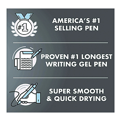 Pilot G2 Premium Gel Pen, Retractable, Extra-Fine 0.5 mm, Blue Ink, Smoke/Blue Barrel, 5/Pack (PIL31298)