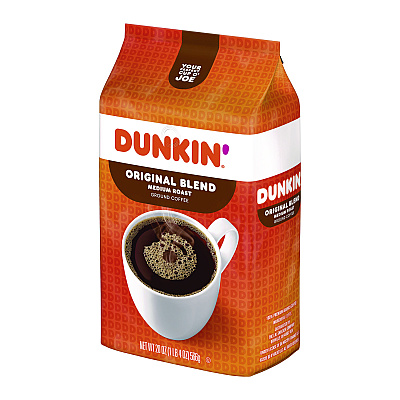 Dunkin Donuts Original Blend Coffee, 20 oz Bag (FOL00678)