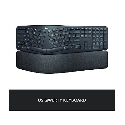 Logitech ERGO K860 Wireless Keyboard, Graphite (LOG24421967)