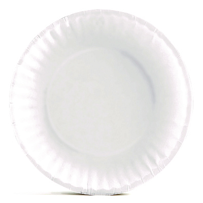 Perk Economy Paper Plates, 6" dia, White, 250/Pack, 4 Packs/Carton (PRK519418)