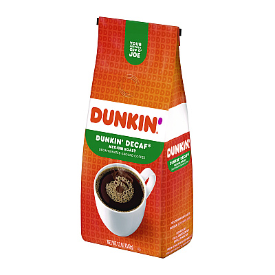 Dunkin Donuts Original Blend Decaf Coffee, 12 oz Bag (SMU00048)