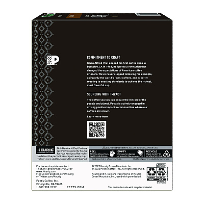 Peet's Coffee House Blend Coffee K-Cups, 22/Box (GMT6546)