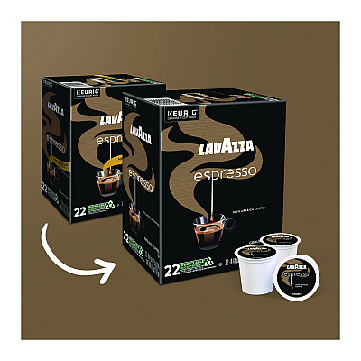 Lavazza Perfetto Espresso Coffee K-Cups, 22/Box (LAV6000)