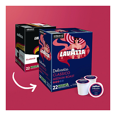Lavazza Classico Coffee K-Cups, 22/Box (LAV6001)