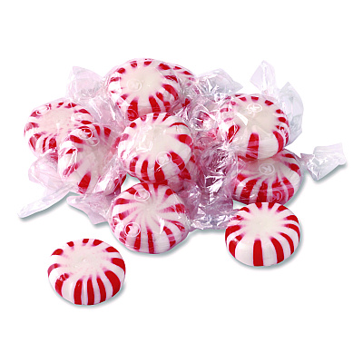 Vistar Starlight Mints, Individually Wrapped, 5 lb Bag, Approximately 425 Pieces/Bag (SJRMYS23909)