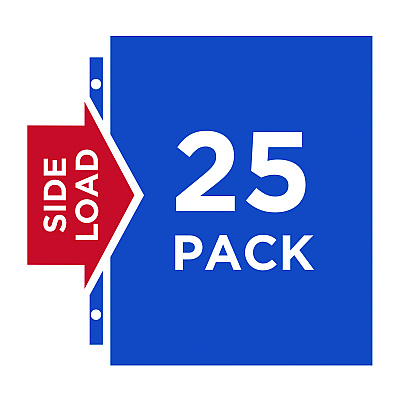 Avery Heavyweight Side-Load Diamond Clear Sheet Protector, 3-Hole Punched, Side Load, 25/Pack (AVE431492)