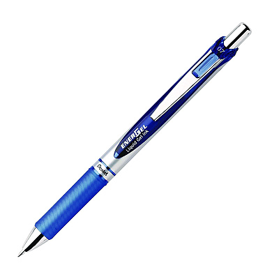 Pentel EnerGel RTX Deluxe Gel Pen, Retractable, Medium 0.7 mm, Assorted Ink and Barrel Colors, 3/Pack (PENBL77BP3M)