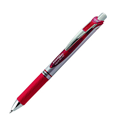 Pentel EnerGel RTX Deluxe Gel Pen, Retractable, Medium 0.7 mm, Assorted Ink and Barrel Colors, 3/Pack (PENBL77BP3M)