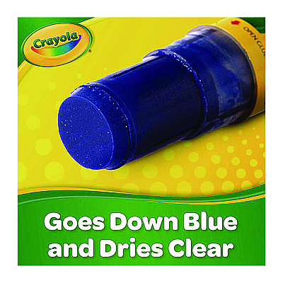 Crayola Washable Glue Sticks, 0.29 oz, Dries Clear (CYO424874)