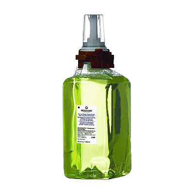 Brighton Professional ADX Foaming Hand Soap Refills, Hand/Hair/Shower Wash, Citrus Ginger Scent, 1,250 mL, 3/Carton (GOJ370143)