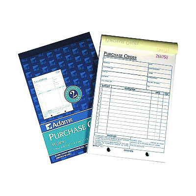 Adams Multipart Purchase Order Pad, Two-Part Carbonless, 7.94 x 5.56, 50 Forms/Pad, 10 Pads/Pack (ABFDC583110)