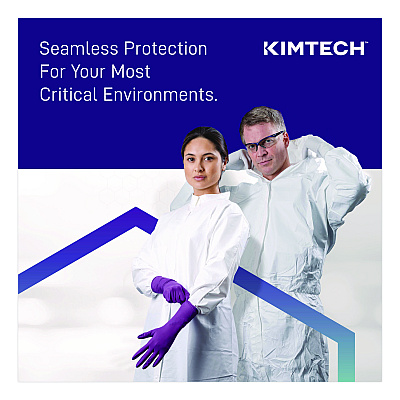 Kimtech STERLING Nitrile-Xtra Exam Gloves, Powder-Free, AQL 1.0, Large, 3.5 mil Thick, 12" Long, Gray, 100/Box, 10 Boxes/Carton (53140)