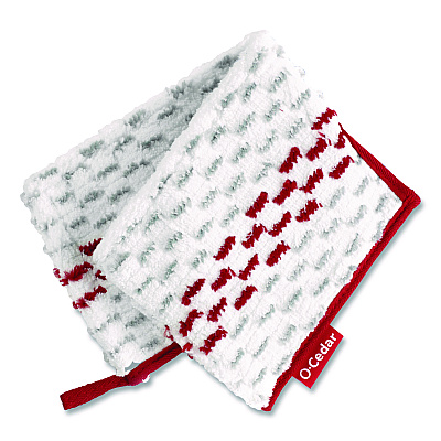 O-Cedar ProMist MAX Refill, Microfiber, Custom Size for ProMist Mop System, Red/White/Gray (173579EA)
