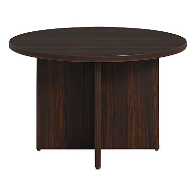 Alera Seville Round Conference Table, Round, 48" Diameter, Mahogany (SV4848MY)