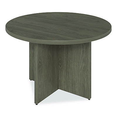 Alera Seville Round Conference Table, Round, 48" Diameter, Walnut (SV4848WA)