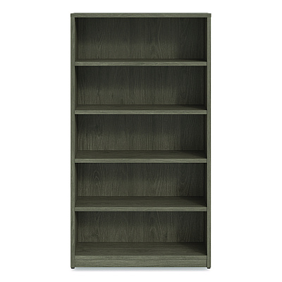 Alera Seville Bookcase, Five-Shelf, 36w x 14d x 65h, Walnut (SVBC6536WA)