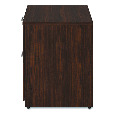 Alera Seville Series Lateral File Cabinet, 2 Legal-Size File Drawers, Mahogany, 36" x 24" x 29" (SVLF3624MY)