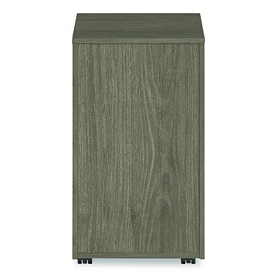 Alera Seville Series Mobile Pedestal, Left/Right, 3-Drawer: Box/Box/File, Legal, Walnut, 15" x 18" x 27" (SVMPBBFWA)