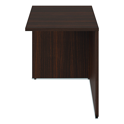 Alera Seville Series Return Shell, Reversible, 48" x 24" x 29", Mahogany (SVRS4824MY)