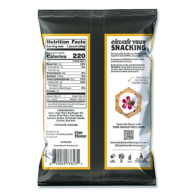 Food Should Taste Good Tortilla Chips, Multigrain with Sea Salt, 1.5 oz., 24/Carton (77613)
