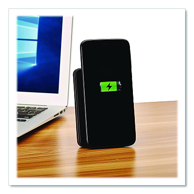 Tripp Lite Portable Wireless Magnetic Charging Power Bank, USB C, Black (UPB04K01CM)