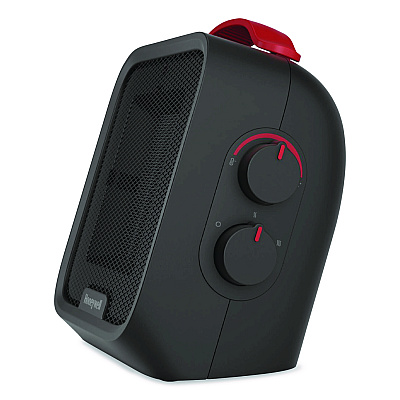 Honeywell UberHeat 5 Ceramic Heater, 4.5 x 4.5 x 8.86, Black (HCE210B)