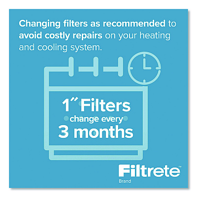 Filtrete High Performance Air Filter, 12 x 12, 4/Carton (UA10DC4CA)