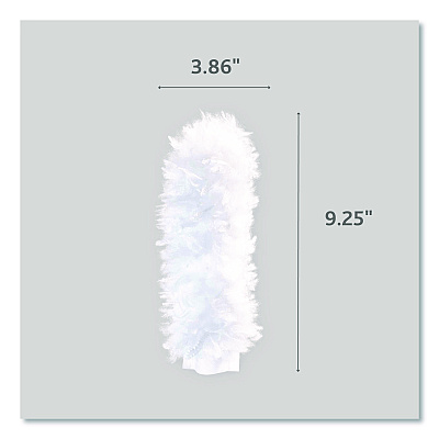 O-Cedar Flex and Catch Duster Heavy-Duty Refills, Polyester, White, 5/Pack, 4 Packs/Carton (172172CT)