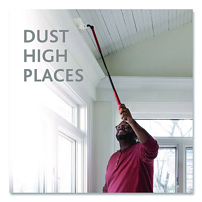 O-Cedar Flex and Catch Heavy-Duty Dusting Kit, 1 Duster Wand and 3 Refills (172148EA)