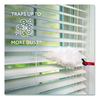 O-Cedar Flex and Catch Heavy-Duty Dusting Kit, 1 Duster Wand and 3 Refills (172148EA)