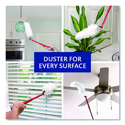 O-Cedar Flex and Catch Heavy-Duty Dusting Kit, 1 Duster Wand and 3 Refills (172148EA)