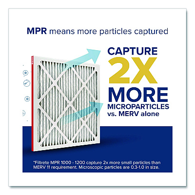 Filtrete Allergen Defense Air Filter, 12 x 25, 4/Carton (98044CA)