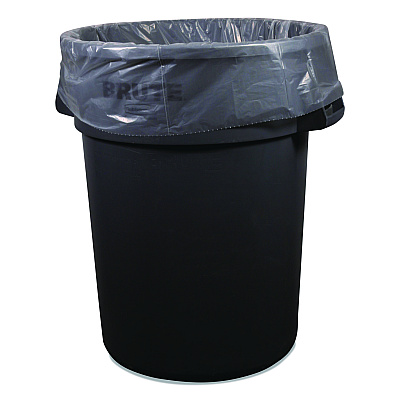 Heritage Linear Low-Density Can Liners, 56 gal, 1.1 mil, 46" x 50", Clear, 100/Carton (H9250SC)