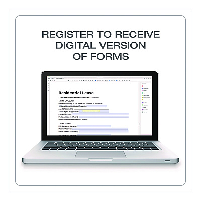 Adams Residential Lease Form Sets with Instructions and Free Download, One-Part (No Copies), 8.5 x 11, 4 Forms/Set, 4 Sets/Pack (LF310)