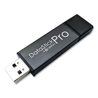 Centon DataStick Pro USB 2.0 Type A Flash Drive, 8 GB, Gray, 10/Pack (100079)