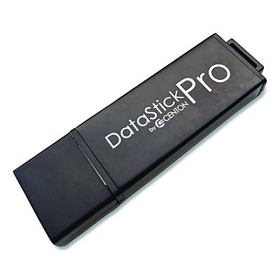 Centon DataStick Pro USB 2.0 Type A Flash Drive, 16 GB, Gray, 10/Pack (106622)