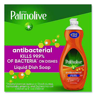 Palmolive Ultra Antibacterial Dishwashing Liquid, Orange Scent. 32.5 oz Bottle (45072EA)