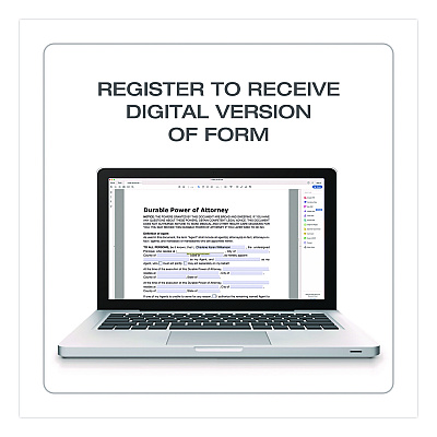 Adams Durable Power of Attorney Digital Download with Instructions, 8.5 x 11, Unlimited Number of Forms (LF205)