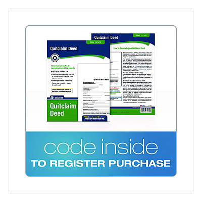 Adams Quitclaim Deed Forms with Instructions and Free Downloads, One-Part (No Copies), 8.5 x 11, 4 Forms Total (LF298)