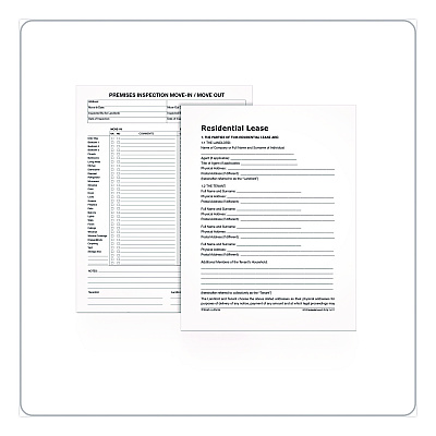 Adams Residential Lease Form Sets with Instructions and Free Download, One-Part (No Copies), 8.5 x 11, 4 Forms/Set, 4 Sets/Pack (LF310)