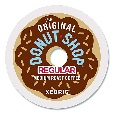 The Original Donut Shop Donut Shop Coffee K-Cups, Regular, 0.39 oz, 48/Box (1635475)