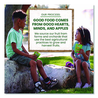 GoGo Squeez Fruit on the Go, (10) Apple/(10) Apple Cinnamon, 3.2 oz Pouch, 20/Box (24331019)