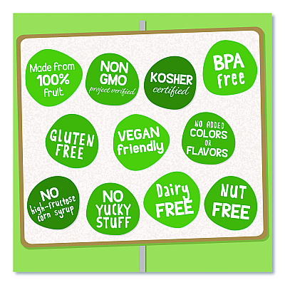 GoGo Squeez Fruit on the Go, (10) Apple/(10) Apple Cinnamon, 3.2 oz Pouch, 20/Box (24331019)