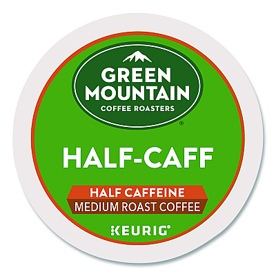 Green Mountain Coffee Roasters Roasters Roasters Half-Caff Coffee K-Cups, 0.33 oz, 48/Box (2140552)