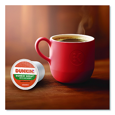 Dunkin Donuts K-Cup Pods, Dunkin Donuts Decaf, 44/Box (24306977)