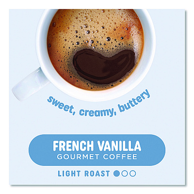 Pick Me Up Provisions French Vanilla Coffee K-Cups, 24/Box (24382842)