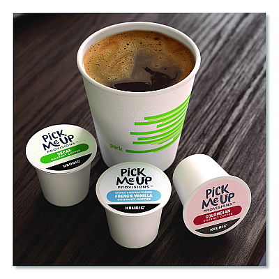 Pick Me Up Provisions French Vanilla Coffee K-Cups, 24/Box (24382842)