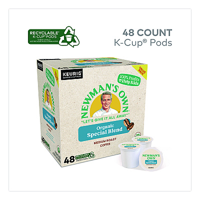 Newman's Own Organics Special Blend Coffee K-Cups, 48/Box (24306978)
