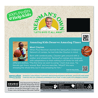 Newman's Own Organics Special Blend Coffee K-Cups, 48/Box (24306978)